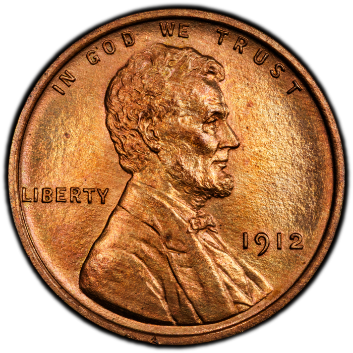 1912 1C Lincoln Cent - Type 1 Wheat Reverse PCGS PR66RD