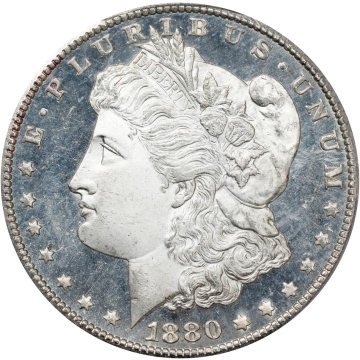 1880-CC $1 8/Low 7 Morgan Dollar PCGS MS65