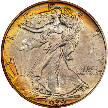 1939 50C Walking Liberty Half Dollar PCGS PR68+