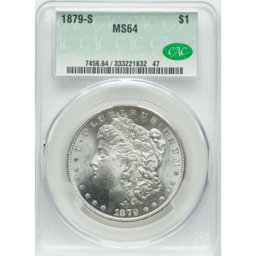 1879-S $1 Morgan Dollar CACG MS64