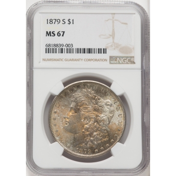 1879-S Morgan Dollar S$1 NGC MS67