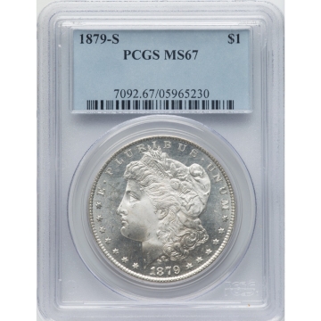 1879-S $1 Morgan Dollar PCGS MS67