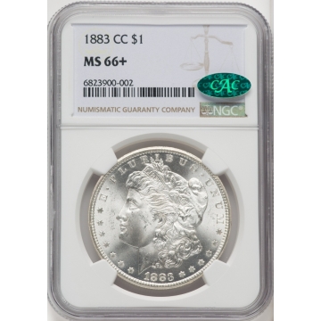 1883-CC Morgan Dollar S$1 NGC MS66+