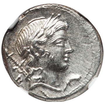 P.Crepusius, c.82 BC ROMAN REPUBLIC AR Denarius NGC 63