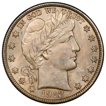 1912-D Barber Half Dollar 50C NGC MS65