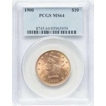 1900 $10 Liberty Head Eagle PCGS MS64