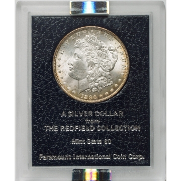 1896 $1 Redfield Hoard MS63 NGC