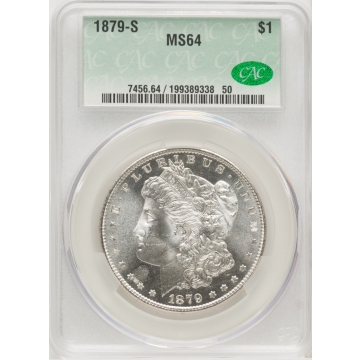 1879-S $1 Morgan Dollar CACG MS64