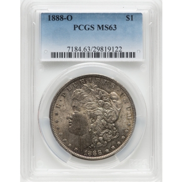 1888-O $1 Morgan Dollar PCGS MS63