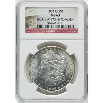 1904-O Morgan Dollar S$1 NGC MS63