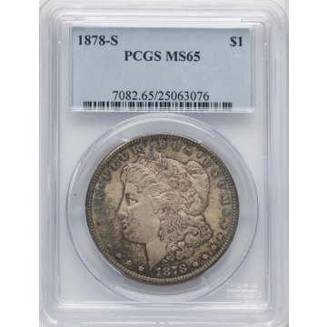 1878-S $1 Morgan Dollar PCGS MS65