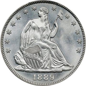 1889 Liberty Seated Half Dollar. WB-101. MS-66 (PCGS).