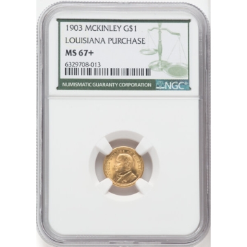 MCKINELY 1903 Gold Commemorative G$1 NGC MS67+