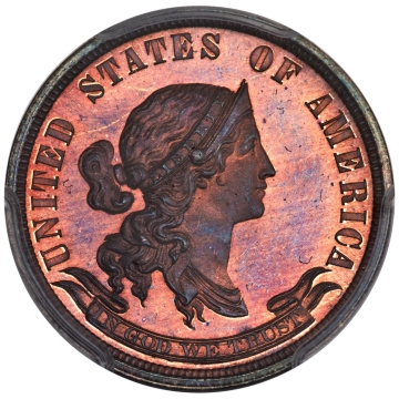 1870 25C Standard Silver Quarter, Judd-915, Pollock-1011, Low R.7, PR66+ Red and Brown PCGS. Simpson Collection.