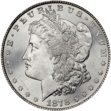 1878 7TF REV OF 78 Morgan Dollar S$1 NGC MS66+ (CAC) (CMQ)