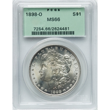 1898-O $1 Morgan Dollar PCGS MS66 (OGH)