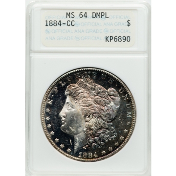 1884-CC $1 MS64 Deep Mirror Prooflike ANA