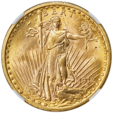 1912 Saint-Gaudens $20 NGC MS64