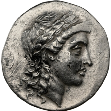 AEOLIS. Myrina. Ca. mid-2nd century BC. AR tetradrachm (31mm, 16.48 gm, 12h). NGC Choice XF 4/5 - 2/5, brushed. 