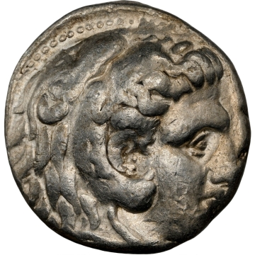 MACEDONIAN KINGDOM. Alexander III the Great (336-323 BC). AR tetradrachm (25mm, 9h). NGC Choice Fine