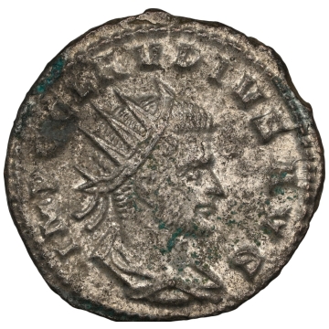 Claudius II (AD 268-270). BI antoninianus (21mm, 5h). NGC MS, Silvering.