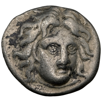 CARIAN ISLANDS. Rhodes. Ca. 305-275 BC. AR hemidrachm (13mm, 1.63 gm, 12h). NGC VF 4/5 - 3/5