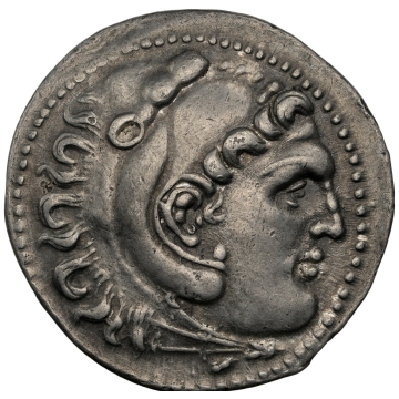 PAMPHYLIA. Perga. Ca. 221-189 BC. AR tetradrachm (30mm, 16.72 gm, 11h). NGC XF 5/5 - 4/5. 