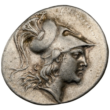 PAMPHYLIA. Side. Ca. 3rd-2nd centuries BC. AR tetradrachm (32mm, 16.75 gm, 12h). NGC Choice XF 4/5 - 4/5.