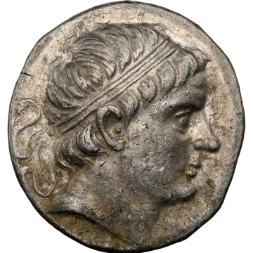 Antiochus III, 222-187 BC SELEUCID KINGDOM AR Tetradrachm NGC XF45