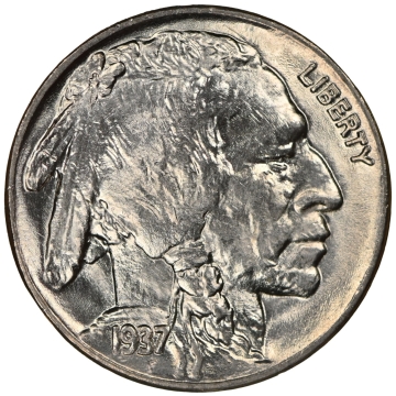 1937 Buffalo Nickel Type 2 5C NGC MS68