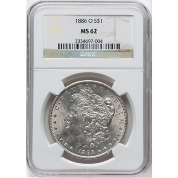 1886-O Morgan Dollar S$1 NGC MS62