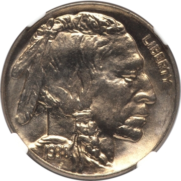 1938-D Buffalo Nickel Type 2 5C NGC MS68