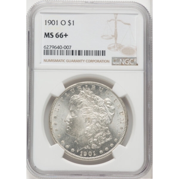 1901-O Morgan Dollar S$1 NGC MS66+