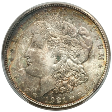 1921-D $1 Morgan Dollar PCGS MS66